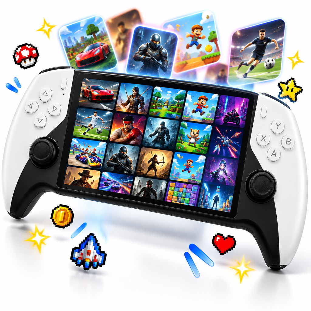 The One Game — La console + 2 Manettes + 22 000 jeux