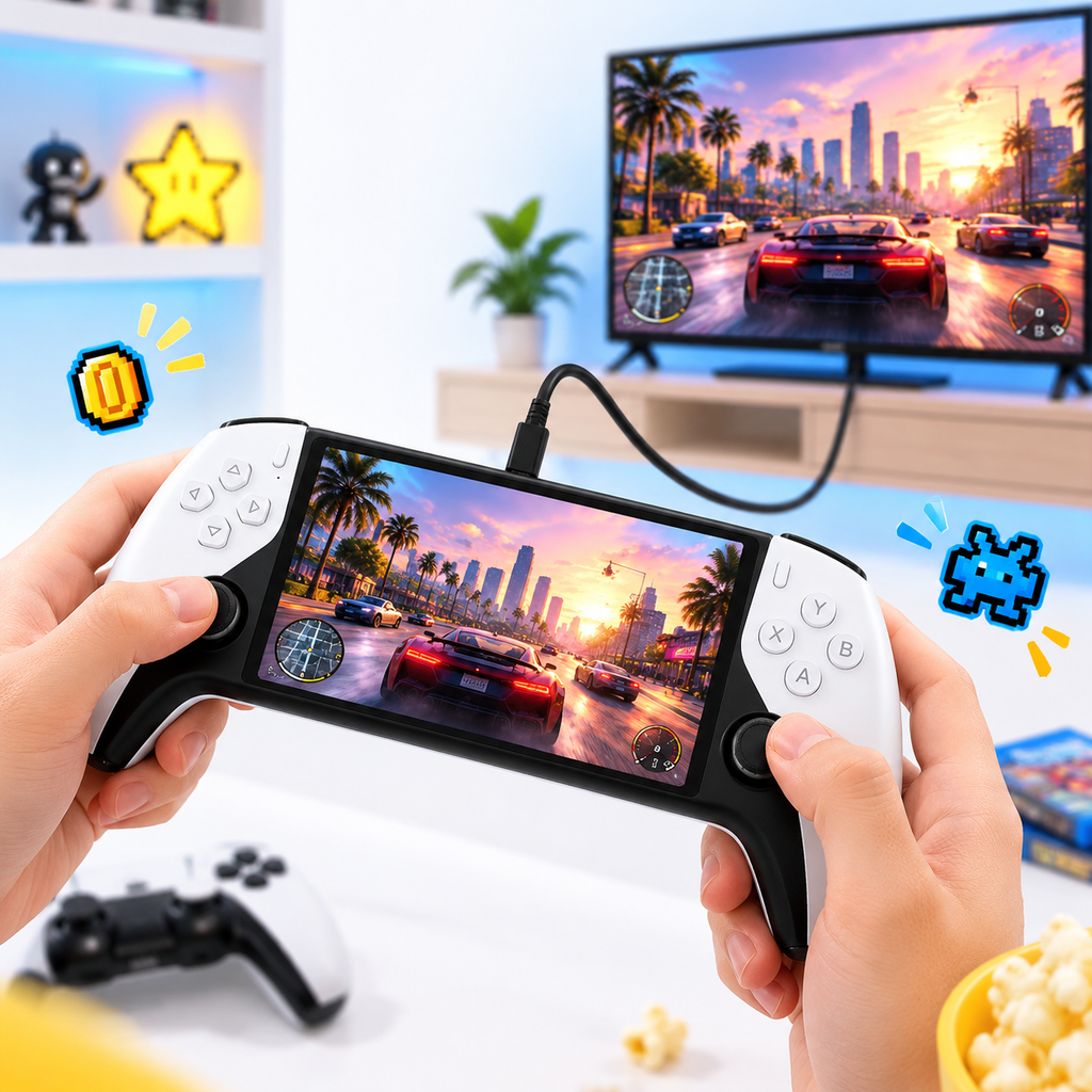 The One Game — La console + 2 Manettes + 22 000 jeux